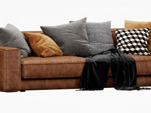 ditre italia buble leather 3D Модель