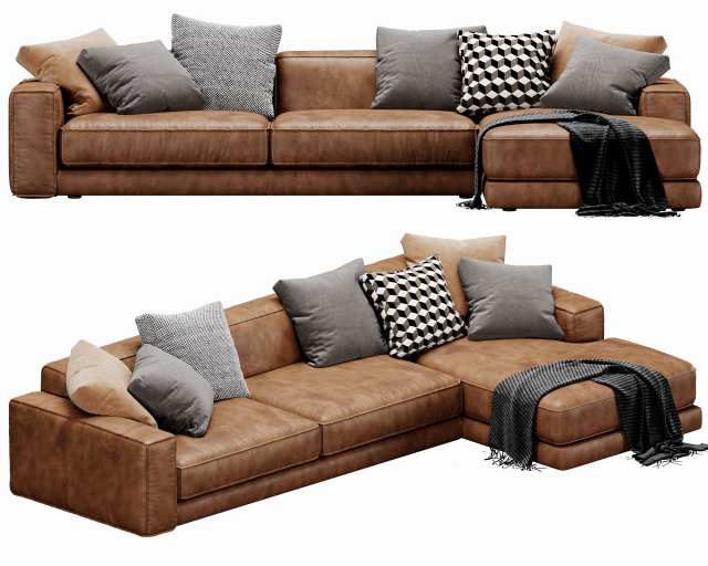 ditre italia buble leather Model 3D .c4d .max .obj .3ds .fbx .stl .blend 