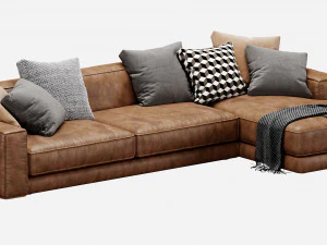 ditre italia buble leather 3D Model