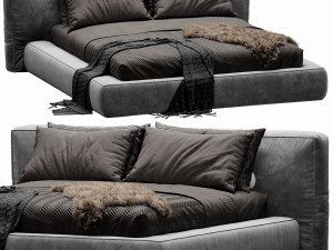 bonaldo fluff bed 3D 模型