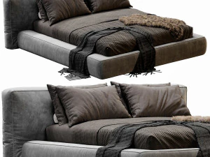 bonaldo fluff bed 3D Model