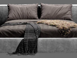 bonaldo fluff bed 3D Model
