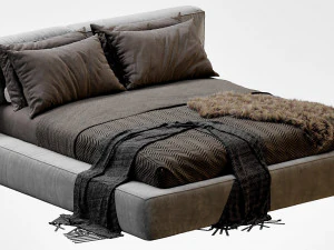 bonaldo fluff bed 3D Model