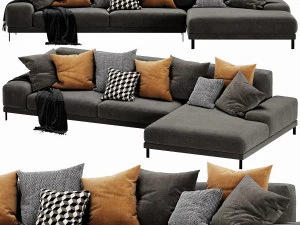 chaise longue ditre italia shade Modello 3D