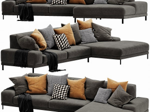 ditre italia shade chaise lounge 3D Model
