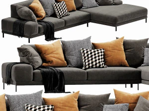 chaise longue ditre italia shade Modello 3D