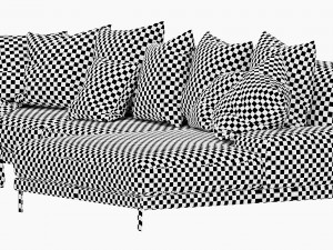 ditre italia shade chaise lounge 3D Model