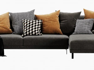 chaise longue ditre italia shade Modello 3D