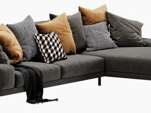 ditre italia shade chaise lounge 3D Model
