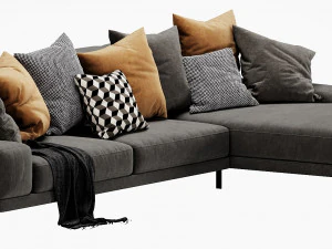 chaise longue ditre italia shade Modello 3D