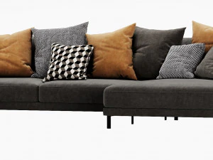 chaise longue ditre italia shade Modello 3D