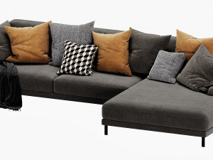 ditre italia shade chaise lounge 3D Model