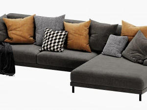 chaise longue ditre italia shade Modello 3D