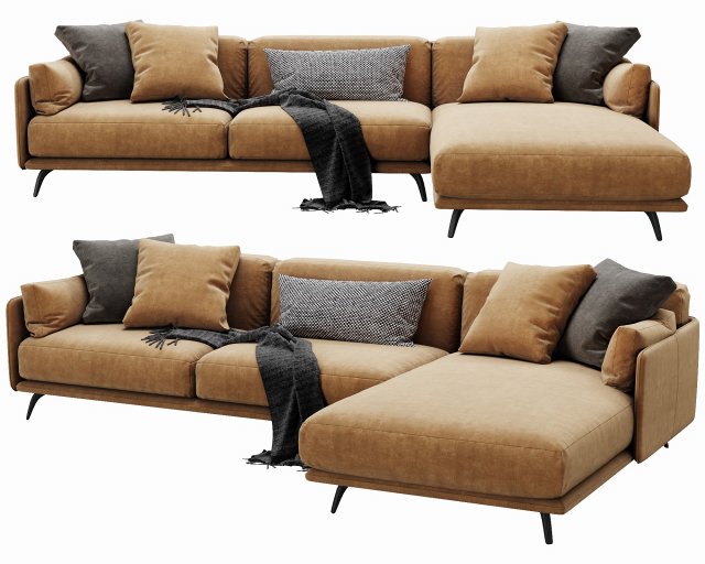 diter italia krisby chaise lounge 3D 模型 .c4d .max .obj .3ds .fbx .stl .blend 