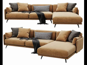 diter italia chaise longue krisby Modèle 3D