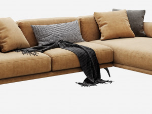 diter italia krisby chaise lounge 3D 模型