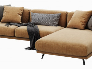 diter italia krisby chaise lounge 3D 模型