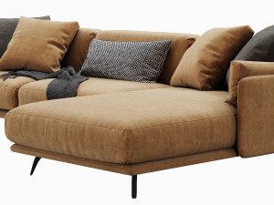 diter italia krisby chaise lounge 3D 模型