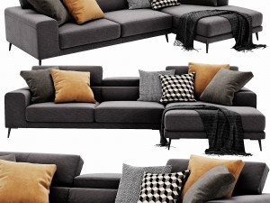 ditre italia anderson chaise lounge Modelo 3D