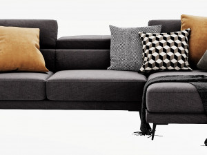 ditre italia anderson chaise lounge Modelo 3D