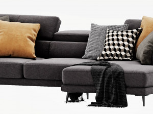 ditre italia anderson chaise lounge Modelo 3D