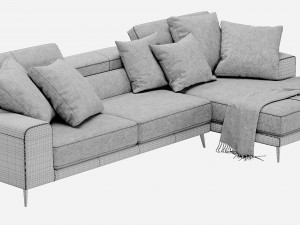 ditre italia anderson chaise lounge Modelo 3D