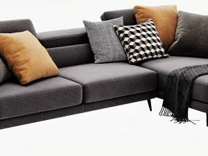 ditre italia anderson chaise lounge Modelo 3D