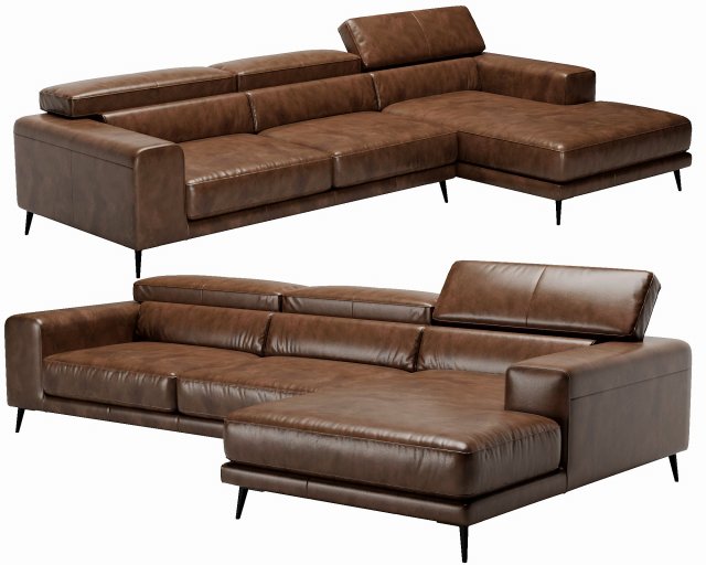 ditre italia anderson chaise lounge 3D Model .c4d .max .obj .3ds .fbx .stl .blend 