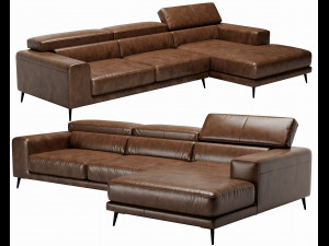 ditre italia anderson chaise lounge 3D Model