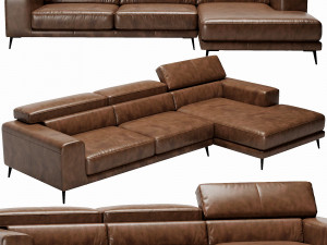 ditre italia anderson chaise lounge 3D Model
