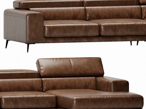 ditre italia anderson chaise lounge 3D Model