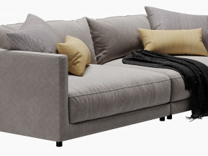 blanche katarina 2 seater 3D Model