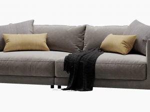 blanche katarina 2 seater 3D Model