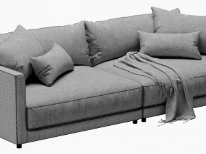 blanche katarina 2 seater 3D Model