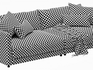 blanche katarina 2 seater 3D Model