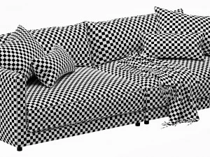 blanche katarina 2 seater 3D Model
