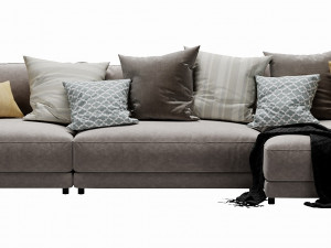 blanche katarina corner couch 3D Модель