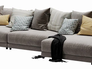 blanche katarina corner couch 3D Model