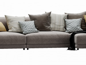 blanche katarina corner couch 3D Модель