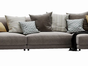 blanche katarina corner couch 3D Model