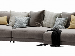 blanche katarina corner couch 3D Модель