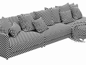 blanche katarina corner couch 3D Model