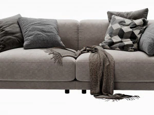 blanche tutto 2 seater 3D Model