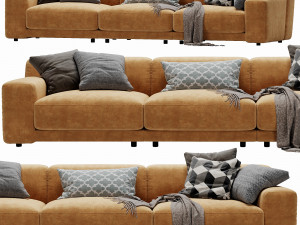 blanche tutto 3 seater Model 3D