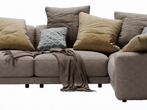 blanche tutto sectional 3D Model