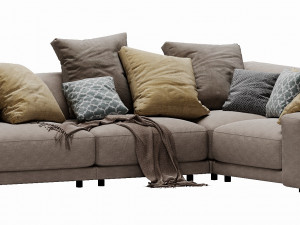 blanche tutto sectional 3D Model
