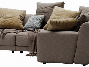 blanche tutto sectional 3D Model