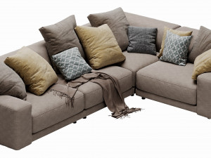blanche tutto sectional 3D Model