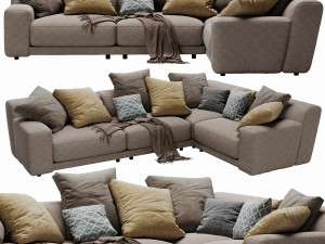 blanche tutto sectional 3D Model