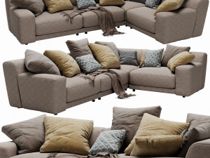 blanche tutto sectional 3D Model